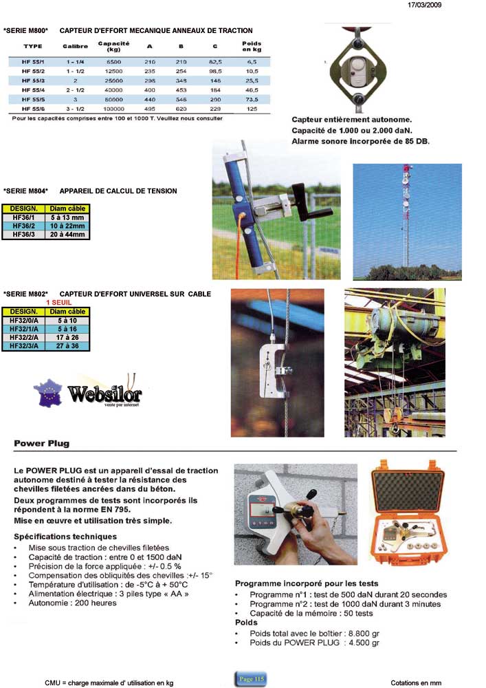 Informations technique de CAP7